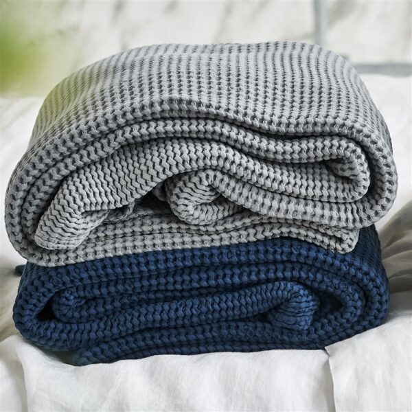 Designers Guild Bettdecke ALBA THROW MIDNIGHT BLUE