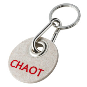 Wollfilz Schlüsselanhänger CHAOT