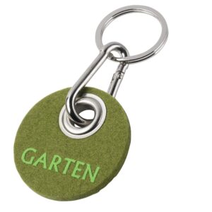 Wollfilz Schlüsselanhänger GARTEN