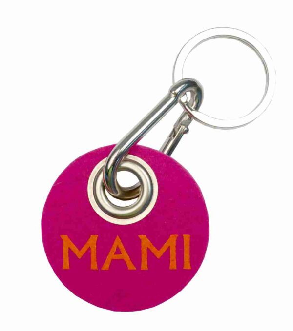Wollfilz Schlüsselanhänger MAMI
