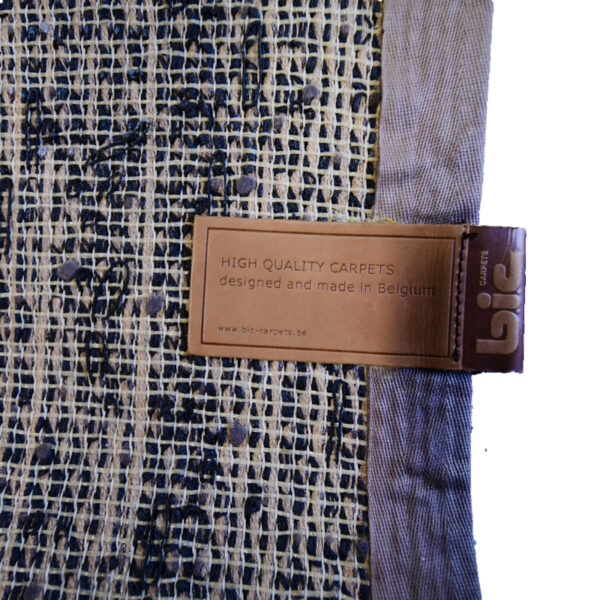 Bic carpets Kurzflorteppich Blau und Braune schlingen 200x200