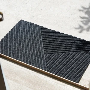 Wash and Dry FUSSMATTE OUTDOOR Dune Stripes 45 x 75 cm