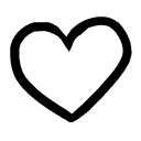 Handdrawn Icon Herz
