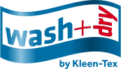 wash+dry by Kleen-Tex Logo