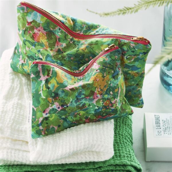 Designers Guild Necessaire Kulturbeutel Delahaye Emerald Scenery-2