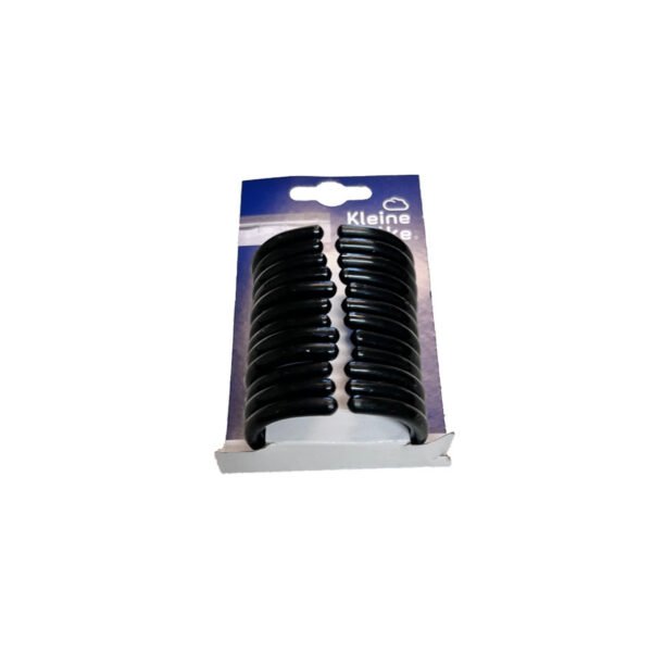 Kleine Wolke DV-RINGE Duschvorhang Ringe Schwarz 12-teilig