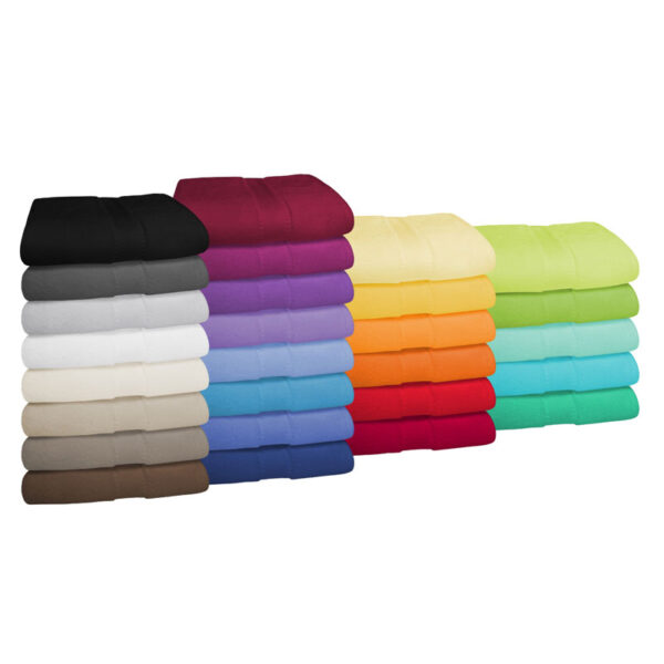 Algarve-Frottierwäsche-Badetuch-100×150 badeteppich duschtuch handtuch seifenlappen Duschtücher Set 7 teilig