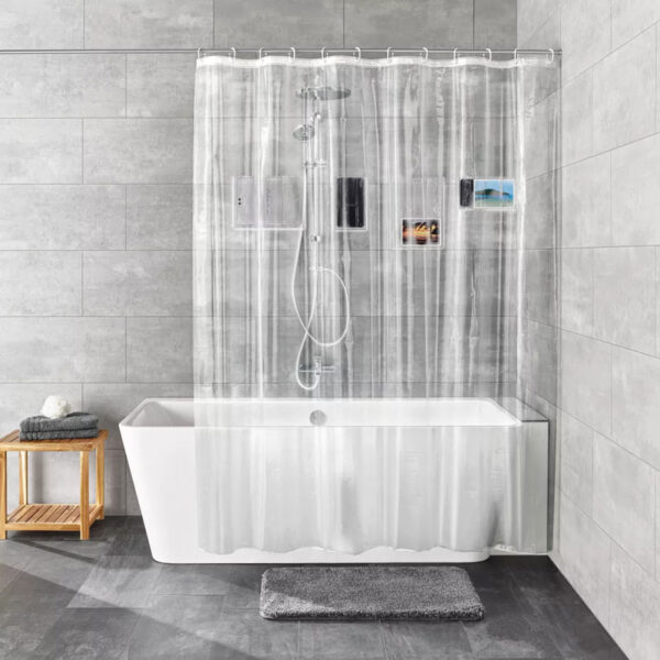 Kleine Wolke Duschvorhang PEVA POCKET CLEAR 180 x 200 cm