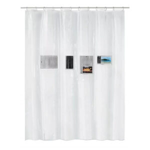 Kleine Wolke Duschvorhang PEVA POCKET CLEAR 180 x 200 cm