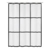 Kleine Wolke Duschvorhang PEVA BROOKLYN CLEAR 180 x 200 cm