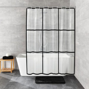 Kleine Wolke Duschvorhang TPEVABROOKLYN CLEAR 180 x 200 cm