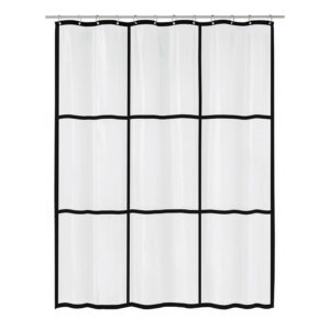 Kleine Wolke Duschvorhang PEVA BROOKLYN CLEAR 180 x 200 cm