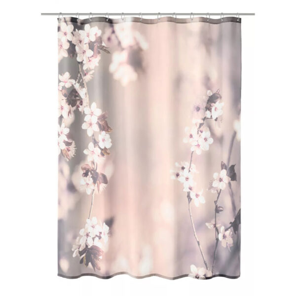 Kleine Wolke Duschvorhang TXT Blossom Nelke 180 x 200 cm