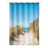 Kleine Wolke Duschvorhang TXT Borkum Multicolor 180 x 200 cm