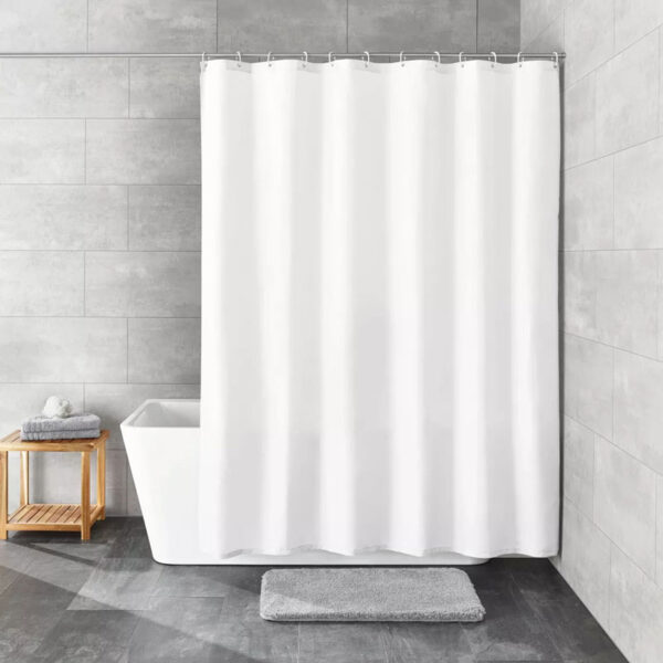 Kleine Wolke Duschvorhang TXT RICA SCHNEEWEISS 180 x 200 cm