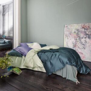 Schlossberg Duvetbezug SATIN NOBLESSE UNI 160 x 210 cm