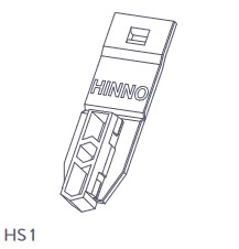 Hinno Clic stop FERSTSTELLER HS 1 Maxi 6,2 bis 6,6 mm 