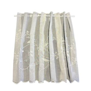 Vitragenstangen FLACH WEISS 2 Stk
